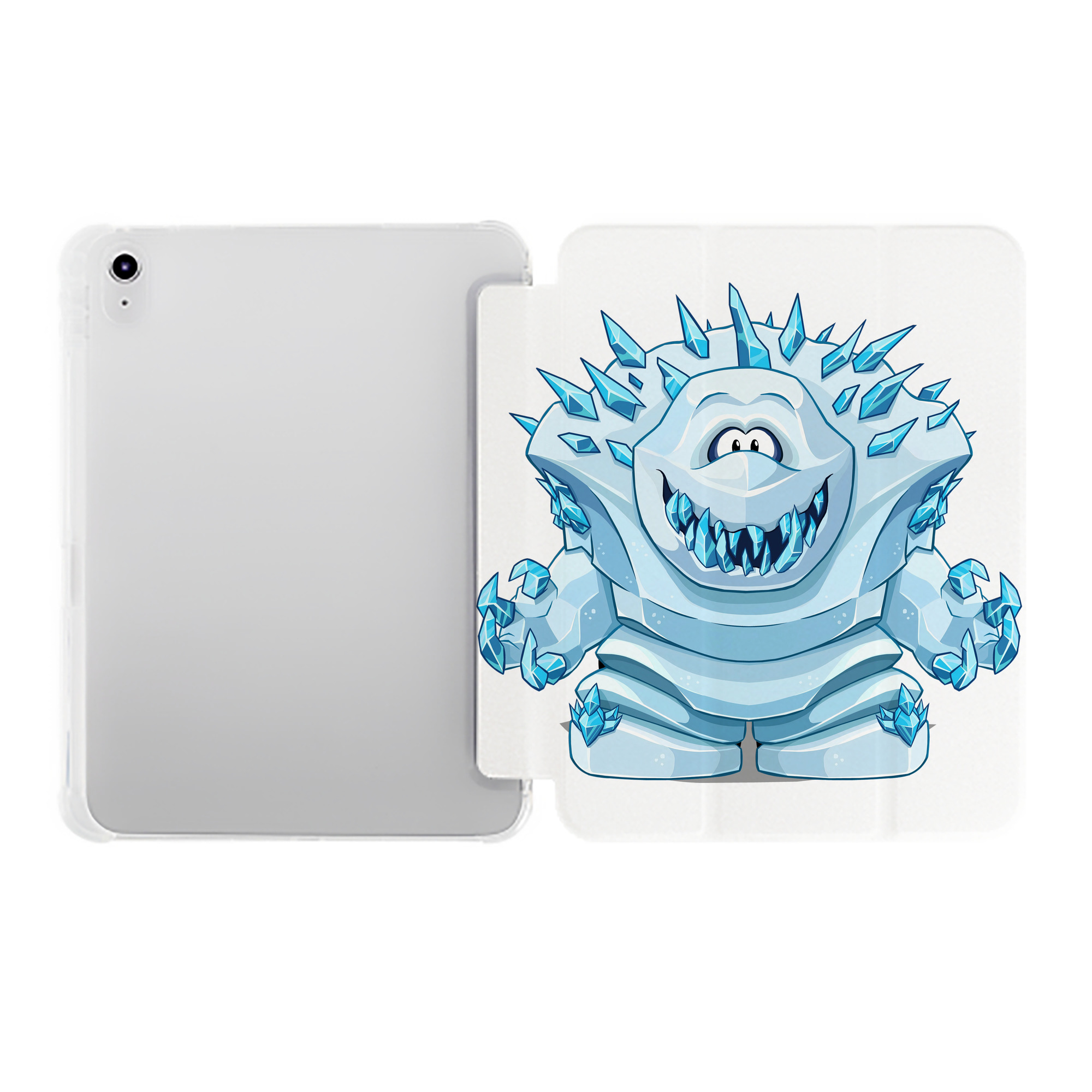 （画像用） アナと雪の女王 アンナ エルサ Frozen Anna Elsa IPad ケース ペン収納付き 三つ折りスタンド PUレザー×シリコン 対応機種9.5/10.5/10.9インチ